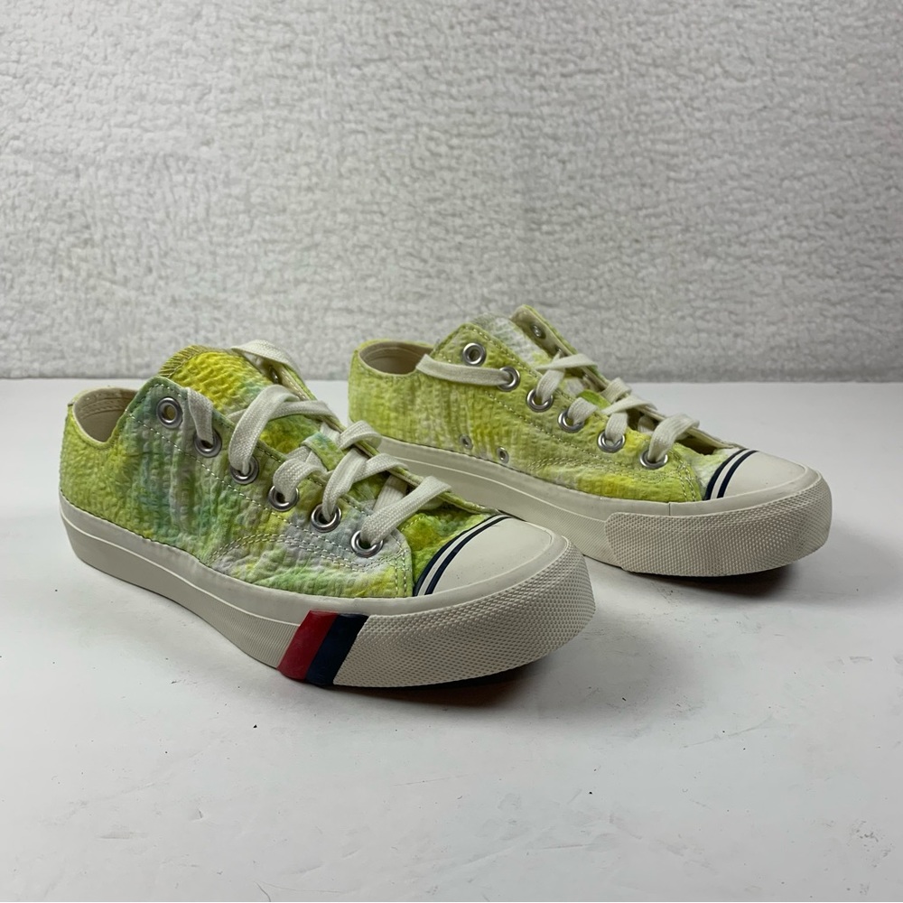 PRO KEDS Sneakers Royal Tie Dye Seersucker Men Bumper Cap Toe Size 5.5 NWOB 7237